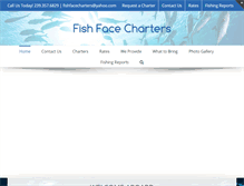 Tablet Screenshot of fishfacecharters.com
